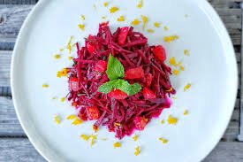 “Moroccan Beet & Orange Salad with Mint Moroccan Beet & Orange Salad with Mint